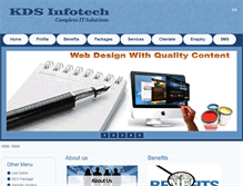 Tablet Screenshot of kdsinfotech.com